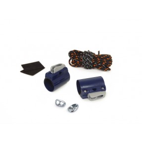 Kit d'étarquage Clam Kit Pro Nautix Clamcleat 32-35 (bleu – pour wish D30mm et pour BIC 293)