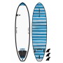 Planche de surf SIC 7.4 Darkhorse (Vortex) + Leash + Wax